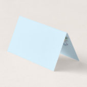 Elegant Bumble Bee Florist Floral Folded Visitekaartje (Achterkant)