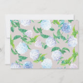 Elegant Bunny Floral Wreath Brunch & Egg Hunt Kaart (Achterkant)