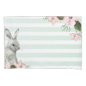 Elegant Bunny gestreept Kussensloop (Voorkant)