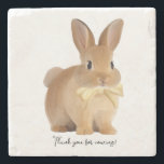 Elegant Bunny Marble Coaster Stenen Onderzetter<br><div class="desc">Add a stylish and charming touch to your celebration with this Marble Bunny Coaster. Featuring a cute bunny design paired with an elegant marble background, this coaster blends playful charm with a modern, minimalist look. Perfect as a thoughtful party favor for baby showers, birthdays, Easter celebrations, or spring-themed gatherings, these...</div>