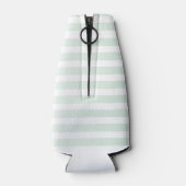 Elegant Bunny striped design Flesjeskoeler (Achterkant)