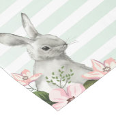 Elegant Bunny striped design Korte Tafelloper (Hoek)