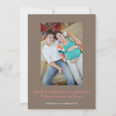 Elegant Bunting - Baby shower van paar Kaart (Achterkant)