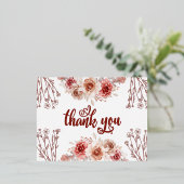 Elegant Burgundy Agate Folie Invitation Briefkaart (Staand Voorkant)