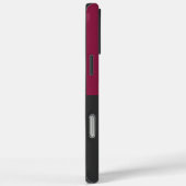 Elegant Burgundy and Black Monogram Case-Mate iPhone Case (Achterkant / Rechts)