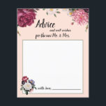 Elegant Burgundy and Pink Flowers Advice Kaart<br><div class="desc">Het Elegant Grace bruiloft collectie is een prachtige,  romantische en luxe set bloemetjes. Pas onze prachtige kantoorbenodigdheden snel en eenvoudig aan met uw gebeurtenisgegevens. Druk op de knop Aanpassen. Het coördineren van de florale achterkant is inbegrepen. Overeenkomende objecten om je collectie te voltooien zijn beschikbaar in onze Zazzle winkel!</div>