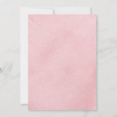 Elegant Burgundy Blush Baby shower Invite Kaart (Achterkant)