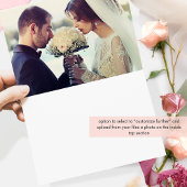 Elegant Burgundy Blush en Pink Floral Folded Bedankkaart