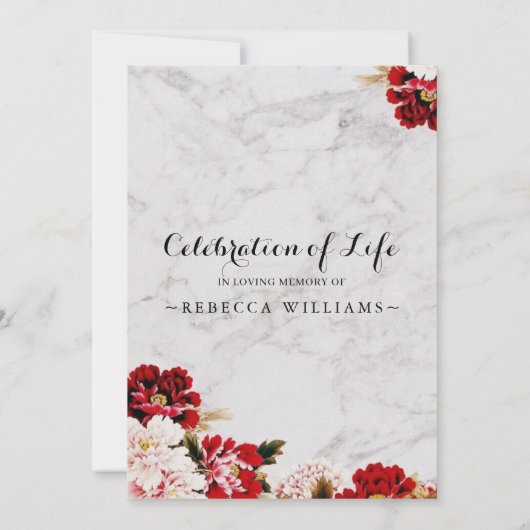 Elegant Burgundy Blush Foto: Viering van het leven Kaart (Achterkant)