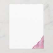 Elegant Burgundy Blush Pink Weddenschap Details Informatiekaartje (Achterkant)