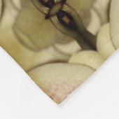 Elegant Burgundy en Brown Fleece Deken (Hoek)