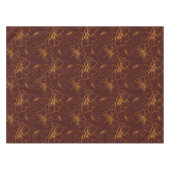Elegant Burgundy en Gold Floral Table Cloth Tafelkleed (Voorkant (Horizontaal))