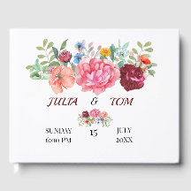 Elegant Burgundy en Rosy Floral