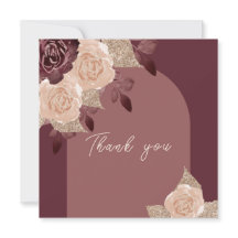 Elegant Burgundy Glittery Waterverf Rozen Weddensc