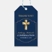 Elegant Burgundy Gold Boys Bevestiging Gift Labels Cadeaulabel (Voorkant)