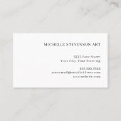 Elegant Burgundy Gold Marble Agate Abstract Visitekaartje (Achterkant)