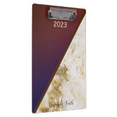 Elegant Burgundy Magenta Gold Fox in 2023 Klembord (Rechts)