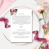 Elegant Burgundy Maroon Floral Quinceañera