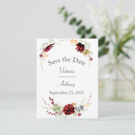Elegant Burgundy Marsala Succulents Weduwschap Sav Save The Date