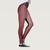 Elegant burgundy modern leggings (Rechts)