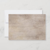 Elegant Burgundy Navy Bloemen met Groene Tinten Br RSVP Kaartje (Achterkant)