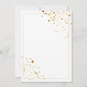 Elegant Burgundy Oranje Floral Customize Bridal Kaart (Achterkant)