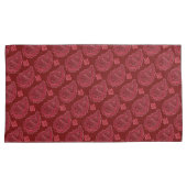 Elegant Burgundy Paisley Pattern Kussensloop (Voorkant-Rechts)