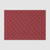 Elegant Burgundy Paisley Pattern Tissuepapier (Voorkant)