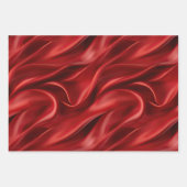 Elegant Burgundy Red Christmas Inpakpapier Vel (Voorkant 3)