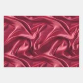 Elegant Burgundy Red Christmas Inpakpapier Vel (Voorkant 2)