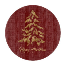Elegant Burgundy Red Golden Tree kerst