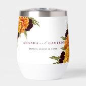 Elegant Burgundy Red "MARIGOLD" Wedding (Voorkant)