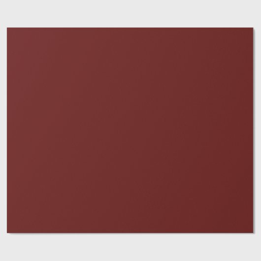 Elegant Burgundy Red Wrapping Paper Cadeaupapier (Vlak)