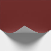 Elegant Burgundy Red Wrapping Paper Cadeaupapier (Hoek)