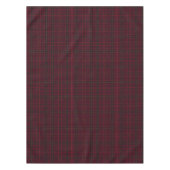 Elegant Burgundy Tartan Tafelkleed (Voorkant)