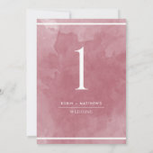 Elegant Burgundy Waterverf (Achterkant)