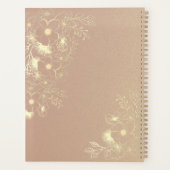 Elegant Burgundy Wedding Planner (Achterkant)