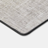 Elegant Burlap Bureaumat (Hoek)