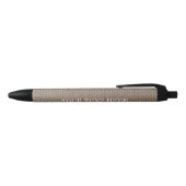 Elegant burlap design promo pen met aangepaste tek (Bovenkant)