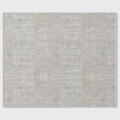 Elegant Burlap Patroon Cadeaupapier (Vlak)