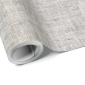 Elegant Burlap Patroon Cadeaupapier (Rol Hoek)
