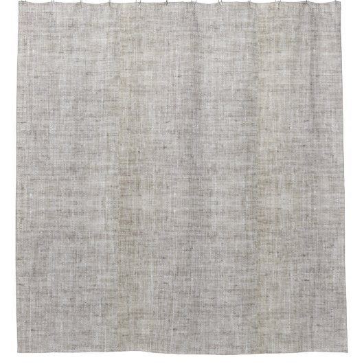 Elegant Burlap Patroon Douchegordijn (Voorkant)