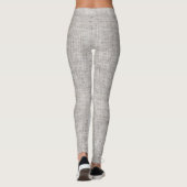 Elegant Burlap Patroon Leggings (Achterkant)