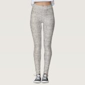 Elegant Burlap Patroon Leggings (Voorkant)