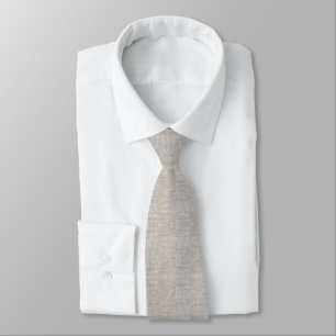 Elegant Burlap Patroon Stropdas