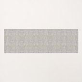 Elegant Burlap Patroon Yogamat (Achterkant (horizontaal))