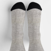 Elegant Burlap Pattern Socks Sokken (Top)