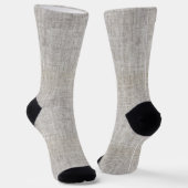 Elegant Burlap Pattern Socks Sokken (Gebogen)
