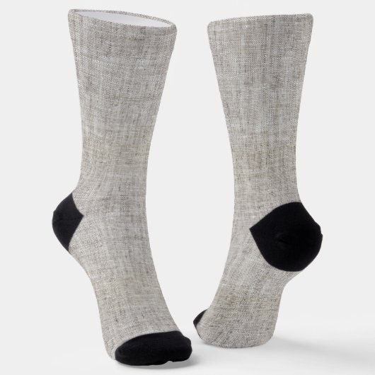 Elegant Burlap Pattern Socks Sokken (Gebogen)