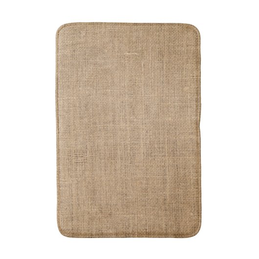 Elegant burlap textuur badmat (Voorkant Verticaal)